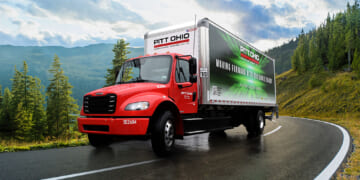 Charged EVs | Daimler Truck North America delivers first electric Freightliner eM2 box trucks