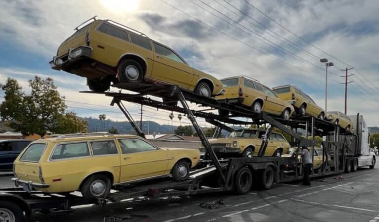 Six-pack of identical Ford Pinto Wagons for sale, in case you were looking