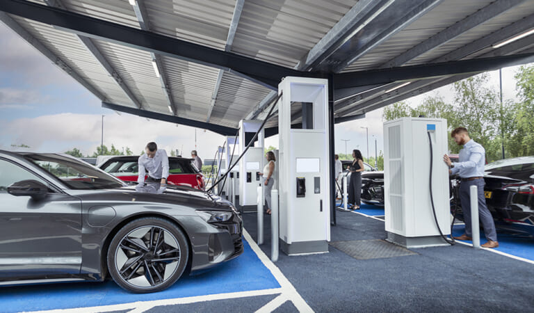 Charged EVs | Panduit offers industrial electrical products for every EV charger, panel and cabinet