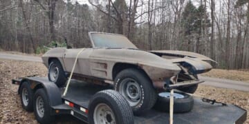 Corvettes for Sale: Solid Numbers Matching 1964 Corvette Barn Find on eBay