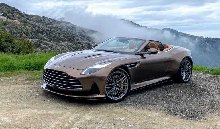 2024 Aston Martin DB12 Volante opens up a moving muse