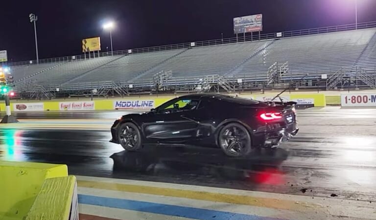 [VIDEO] First Twin-Turbo 2024 Corvette E-Ray Hits the Drag Strip and Runs in the 9s