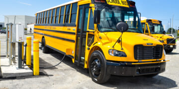 Charged EVs | Thomas Built Buses topped 1.5 million electric school bus miles driven in Virginia