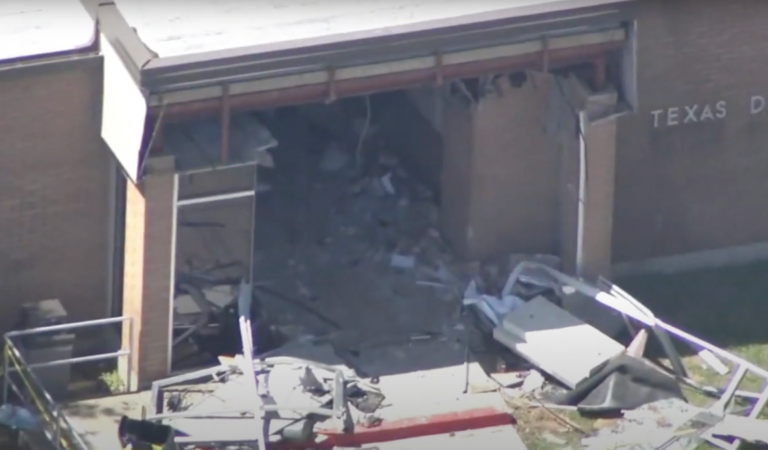 Man With ‘Intent To Harm’ Crashes Semi-Truck Into Texas DPS Building