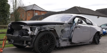 This Wrencher Is Trying To Save This Totaled $880,000 Custom Rolls Royce